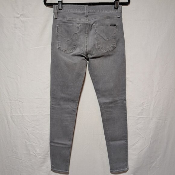 Hudson Women's Gray Faded Wash‎ Skinny Jeans Stretch Denim Classic Fit Size 28 - Picture 4 of 8